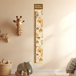 Kid's Safari Map Growth Chart ID1269 ポスター