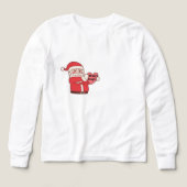 Kids Santa Christmas Sweatshirt – Cute Holiday Pul (デザイン正面)