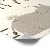 Kid's Savanna Sunrise Safari Growth Chart ID1259 ポスター (角)