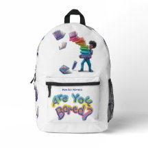 Kids School Backpack | Are You Bored? Art