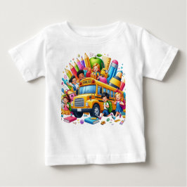 Kids & School Bus Back to School Bash ベビーTシャツ