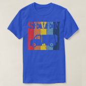 Kids Seven Years Old - 7th Birthday Boy Trash Garb Tシャツ (デザイン正面)
