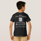 KIDS SHIRT - 2026 TBGT スポンサー Tシャツ (裏面フル)