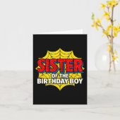 Kids Sister Of The Birthday Boy Sder Theme Party M カード (黄色い花)