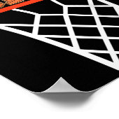 Kids Sketll Corey Custom Name Gift  ポスター (角)