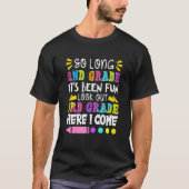 Kids So Long 2nd Grade Its Been Fun Tシャツ (正面)