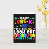 Kids So Long Pre-K卒業幼稚園I カード (黄色い花)