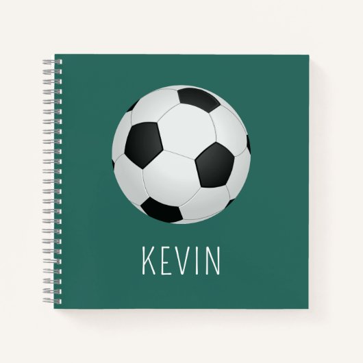 Kids Soccer Ball Boys School ノートブック (正面)