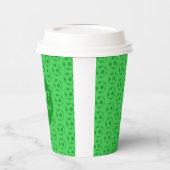 Kids Soccer Ball Green Boys Birthday Party 紙コップ (左)