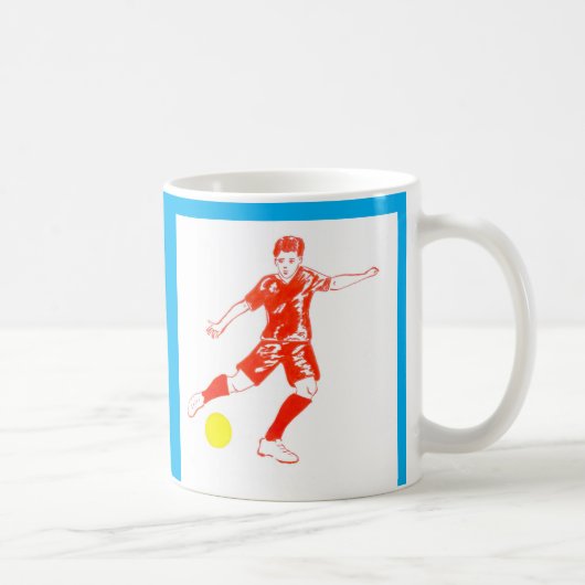 Kids soccer mug コーヒーマグカップ (右)