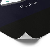 Kids Solar System Astronomy Astronaut Planets ポスター (角)