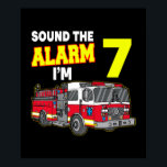 Kids Sound Alarm Im 7 Kids Fire Truck Firefighter ポスター<br><div class="desc">Kids Sound Alarm Im 7 Kids Fire Truck Firefighter</div>