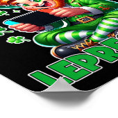 Kids St. Patrick's Video Game Tee Game On Leprecha ポスター (角)