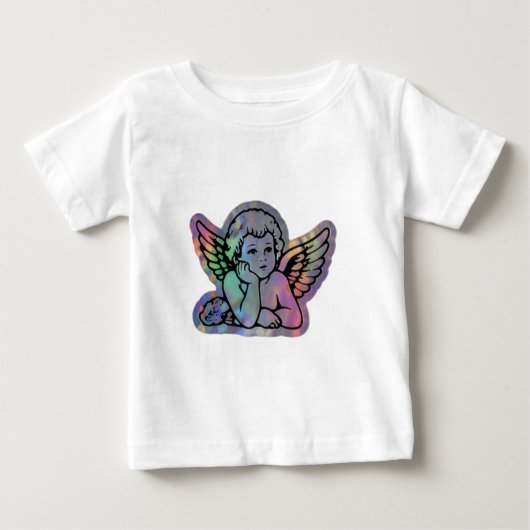 Kids Stickers Baby T-Shirt ベビーTシャツ (正面)