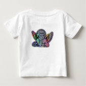 Kids Stickers Baby T-Shirt ベビーTシャツ (裏面)