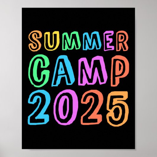 Kids Summer Camp 2025 Camping Director Crew Host C ポスター (正面)
