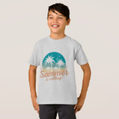 Kids Summer T Shirt Lightweight Cool Wear Tシャツ (正面フル)
