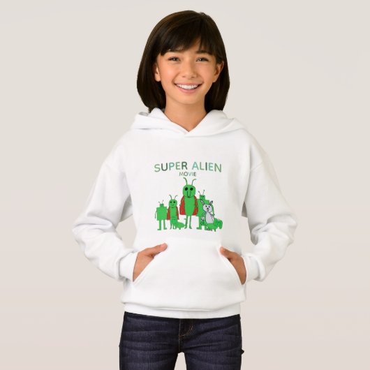 Kids' Super Alien Movie Sweatshirt w/Cast (正面フル)