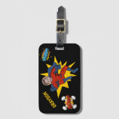 Kids Superheroクールの写真 ラゲッジタグ (正面縦)