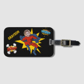 Kids Superheroクールの写真 ラゲッジタグ (正面横)