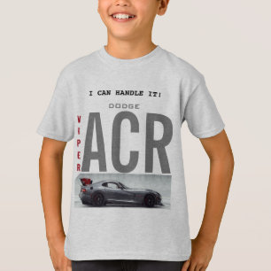 KIDS Tシャツグレーカラー「DODGE VIPERテーマ」 Tシャツ