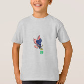 Kids' T-Shirt  ash   TOP  FLIGHT  26 Tシャツ (正面)
