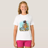 Kids T-shirt titled: The Adventure of the Cat . Tシャツ (正面フル)