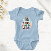 Kids T-Shirt with Cute Dog and Sleeping Sloth ベビーボディスーツ