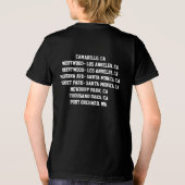 Kid's Tae Ryong Tour T-Shirt トライブレンドTシャツ (裏面)