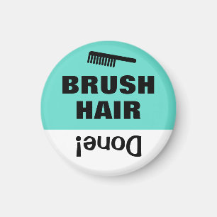 Kid's Task Chore List Reminder Magnet Hair マグネット