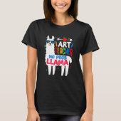 Kids Teacher Llama First Day Of School 1st Tシャツ (正面)