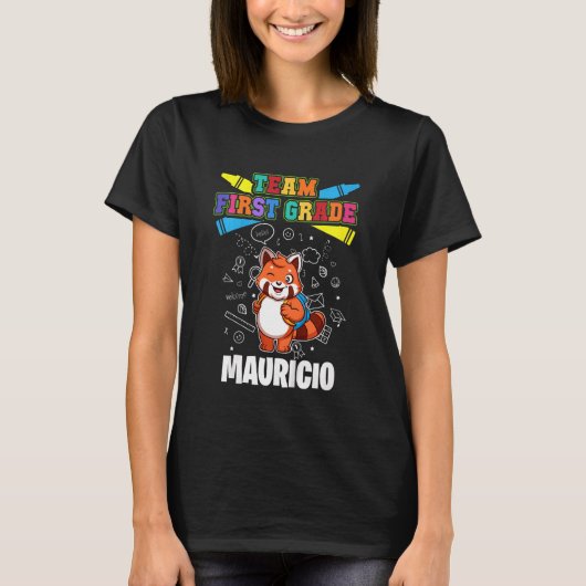 Kids Team First Grade Mauricio Personalized Tシャツ (正面)