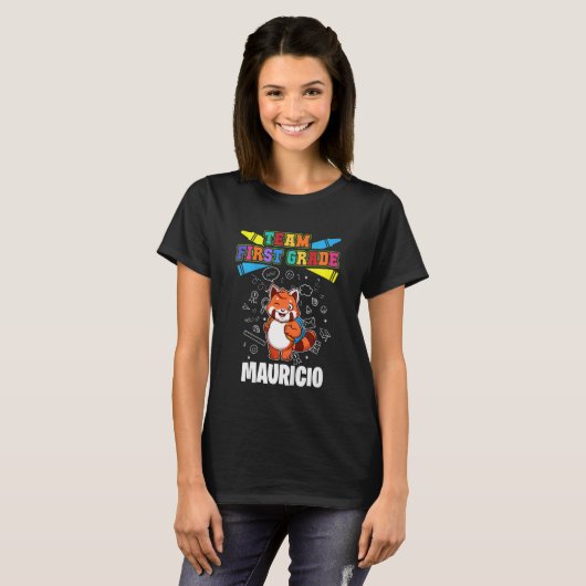 Kids Team First Grade Mauricio Personalized Tシャツ (正面フル)