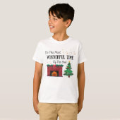 Kids The Most Wonderful Time of The Year T-Shirt Tシャツ (正面フル)