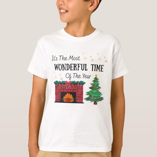 Kids The Most Wonderful Time of The Year T-Shirt Tシャツ (正面)