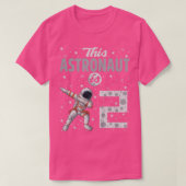 Kids This Astronaut Is 2 Dabbing Astronaut 2nd Bir Tシャツ (デザイン正面)