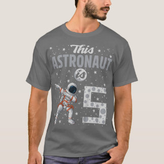 Kids This Astronaut Is 5 Dabbing Astronaut 5th Bir Tシャツ