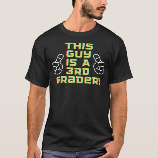 Kids This Guy is a Third Grader  Tシャツ (正面)