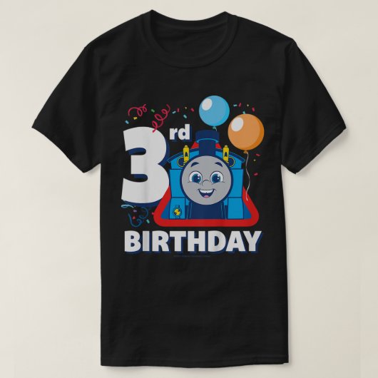 Kids Thomas & Friends – お誕生日おめでとうございます Tシャツ (デザイン正面)