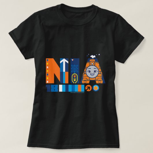 Kids Thomas & Friends - Nia Premium Tシャツ (デザイン正面)