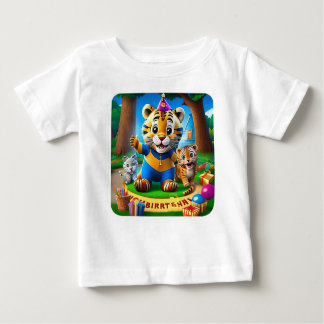 Kids  Tiger's Neighborhood 2nd Birthday ベビーTシャツ