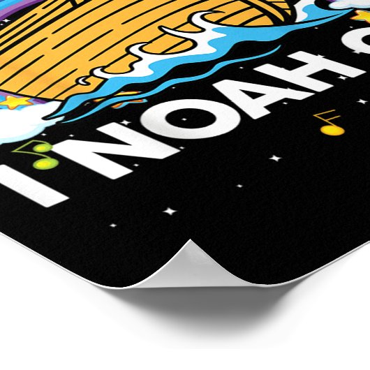 Kids Toddler Kid Need Ark I Noah Guy Christian Eas ポスター (角)