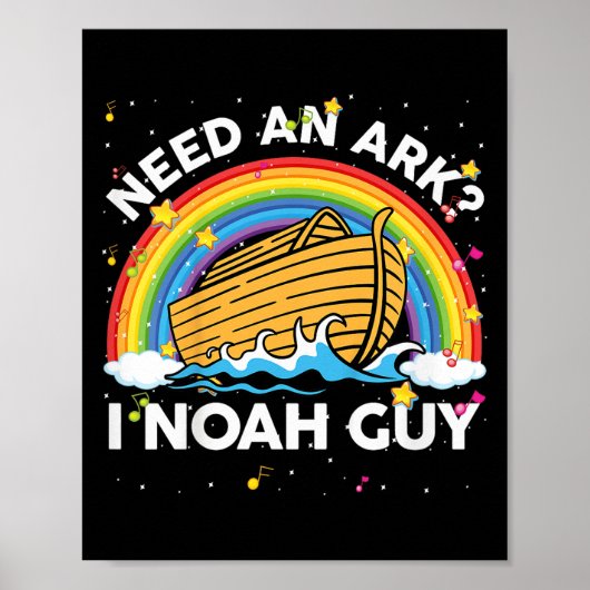 Kids Toddler Kid Need Ark I Noah Guy Christian Eas ポスター (正面)