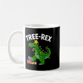 Kids Tree-rex Christmas Dinosaur T-rex Shirt Toddl コーヒーマグカップ (左)