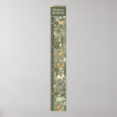 Kid's Tribal Safari Jungle Growth Chart ID1260 ポスター (正面)
