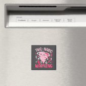 Kids Two-nado Warning 2nd Birthday Nk Tornado Birt マグネット (インサイチュ (食洗機))