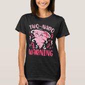 Kids Two-nado Warning 2nd Birthday Nk Tornado Birt Tシャツ (正面)