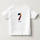 Kid's VAMOS!España! No.7 トドラーTシャツ (裏面)