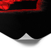 Kids Video-game Controller Heart Valentines Day Co ポスター (角)