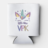 Kids VPK Girl First Day Little Miss VPK T-Shirt 缶クーラー (正面)